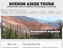 Tablet Screenshot of buenosaires-tours.com.ar